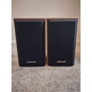 Polk Audio Monitor Series 2 Bookshelf Speakers Pair Vintage HiFi Tested USA